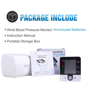 Automatic Arm Blood Pressure Monitor with Battery