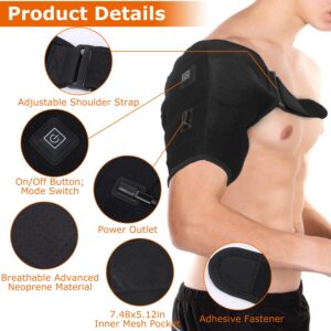 Heated Shoulder Wrap for Pain Relief & Muscle Recovery
