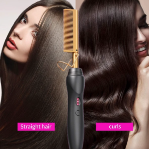 Quick Beard Straightening Comb - Smooth Results Fast