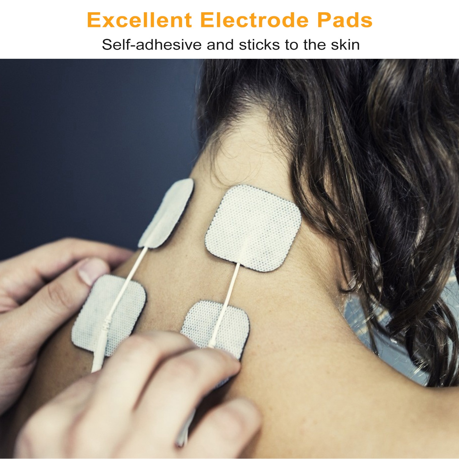 717e1bfc 638e 4cd2 bb84 5698a6a80824.jpg Muscle Relief Electrode Pads - 4 Pack Reusable