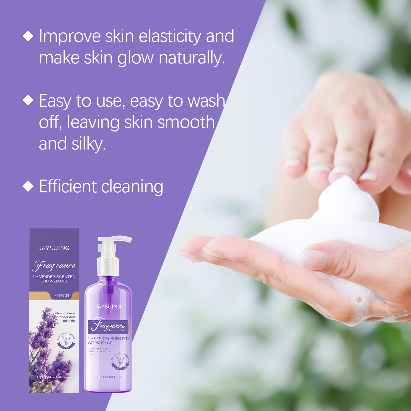 ba7fbd68 0960 4cad af52 2c8fb82fda83.jpg Lavender Shower Gel - Gentle Cleanse, Refresh & Moisturize