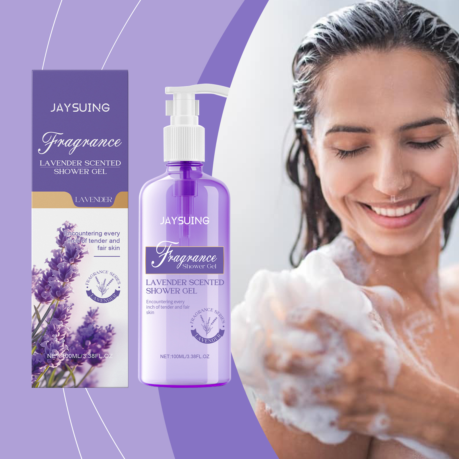 c8503959 727f 4707 b4fd 3ac4699f0d84.jpg Lavender Shower Gel - Gentle Cleanse, Refresh & Moisturize